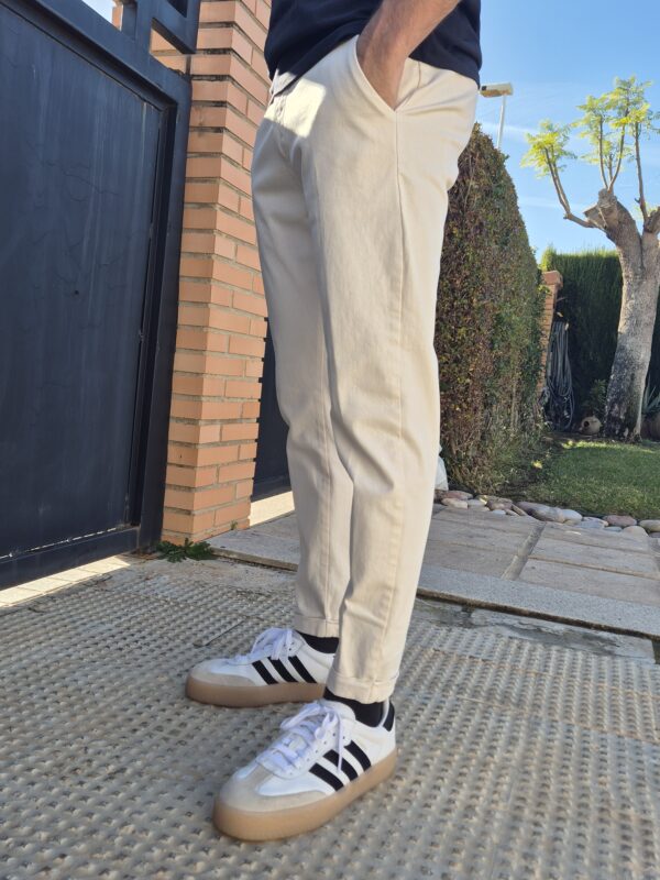 pantalone bianco uomo