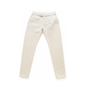 pantalone elegante uomo casual bianco