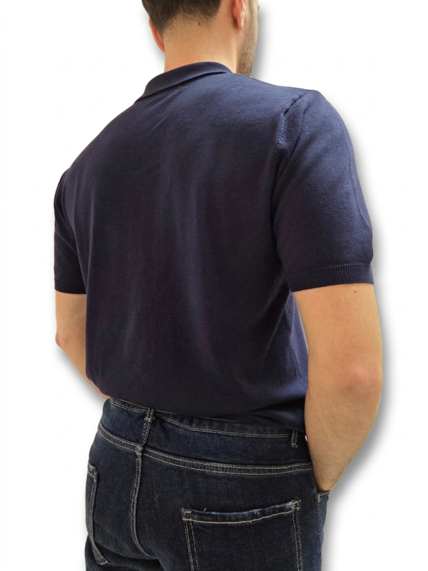 Polo Slim fit blu - immagine 2