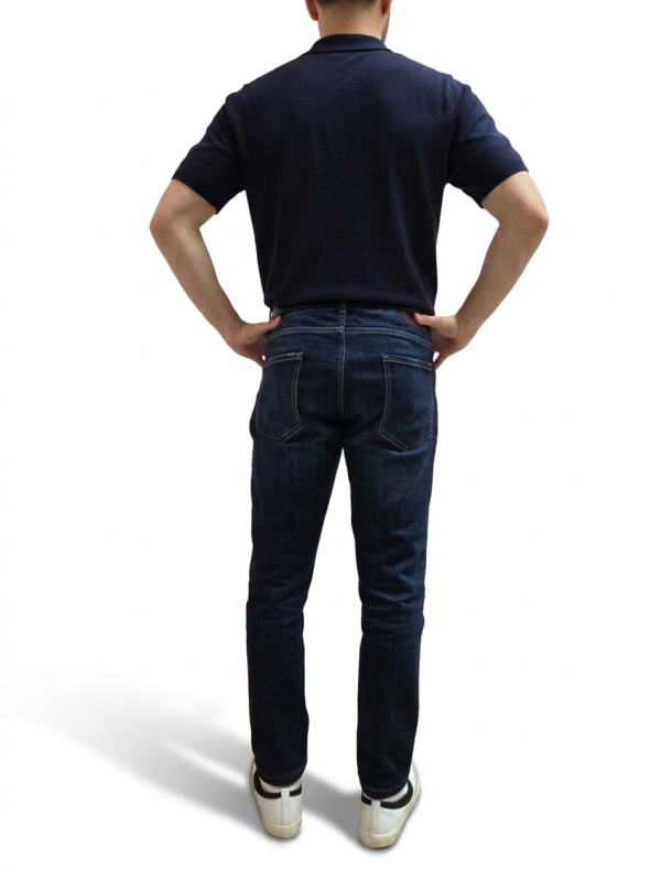 Polo Slim fit blu - immagine 4