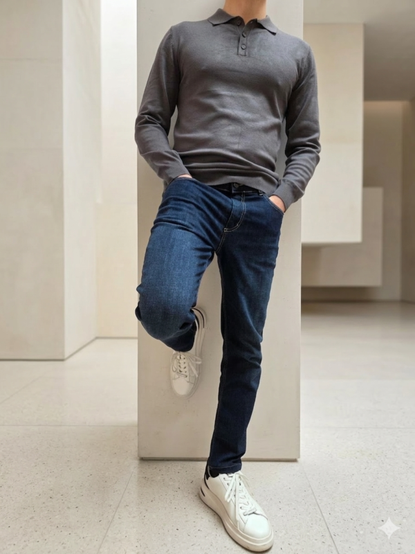 polo manica lunga fabrizio corona